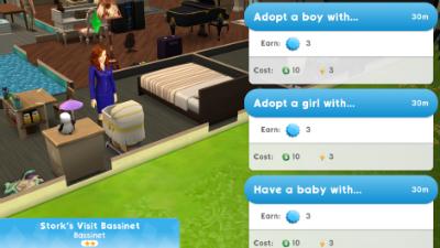 The Sims Mobile: Aging and Earning Traits