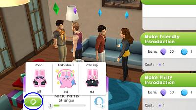 Online Parties in The Sims Mobile