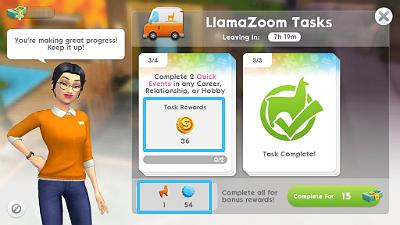 The Sims Mobile: All About LlamaZoom Tokens