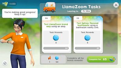 The Sims Mobile: All About LlamaZoom Tokens